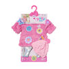 Ensemble de manteau rose de BABY born, 43 cm