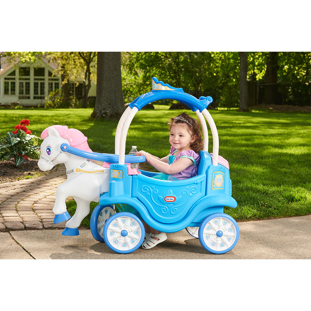 The Little Tikes Princess Horse & Carriage - Frosty Blue