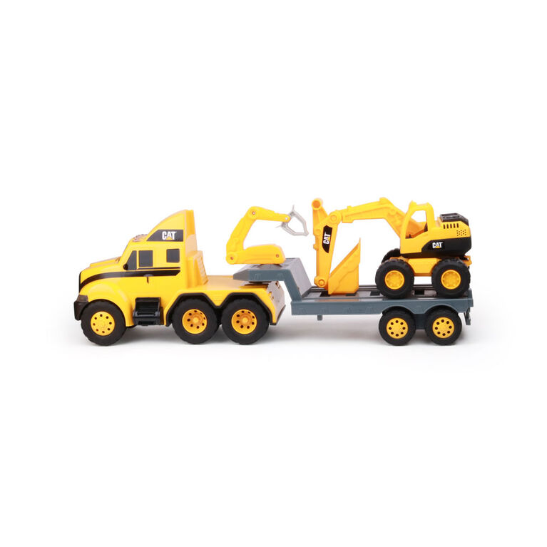 CAT Heavy Movers Flatbed with Excavator - R Exclusive