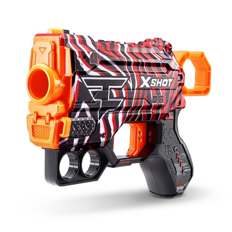 Pistolet mystère FaZe Clan Menace X-Shot Skins (4 fléchettes) par ZURU
