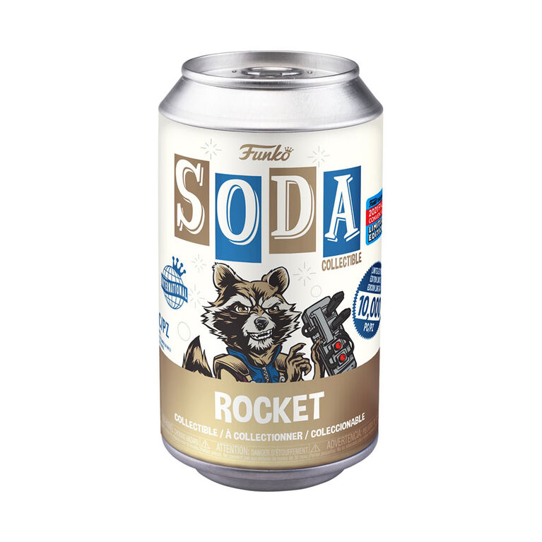 Vinyl SODA: Marvel- Rocket Raccoon - Available Online Only