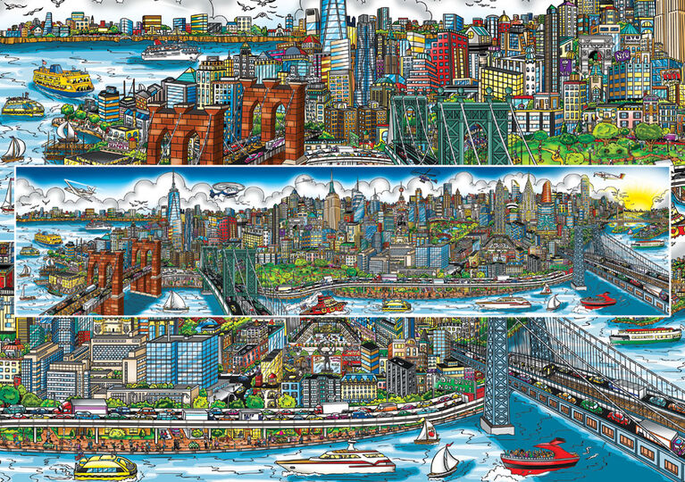 1000 Piece Charles Fazzino Puzzle Collection