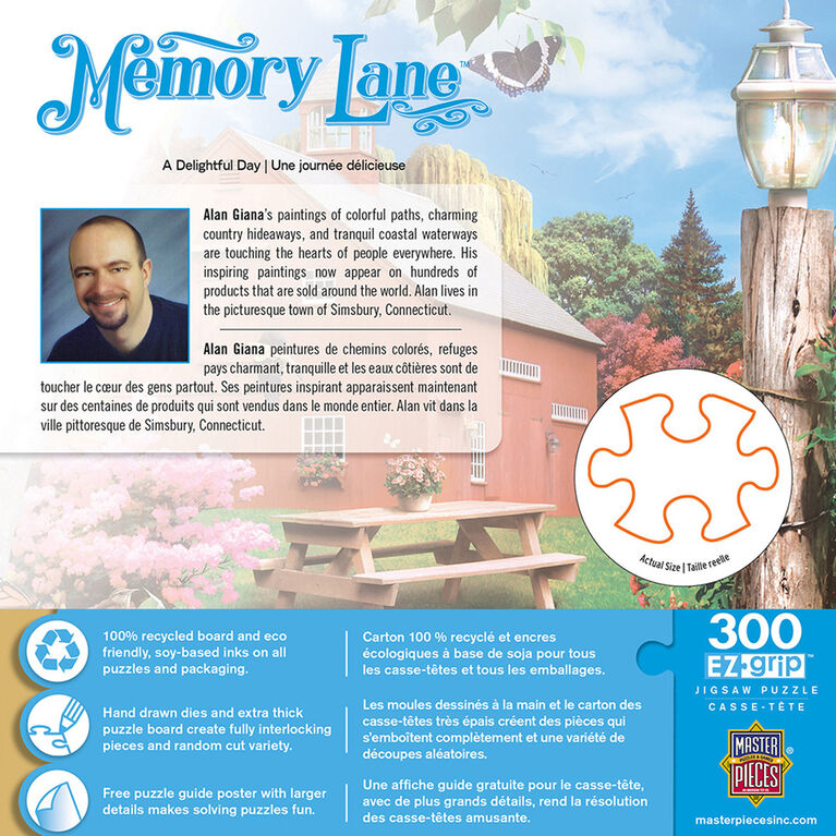 Masterpieces Puzzle Company Memory Lane - A Delightful Day 300 Piece Puzzle