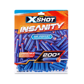Ensemble de recharge de fléchettes X-Shot Insanity (200 fléchettes) par ZURU