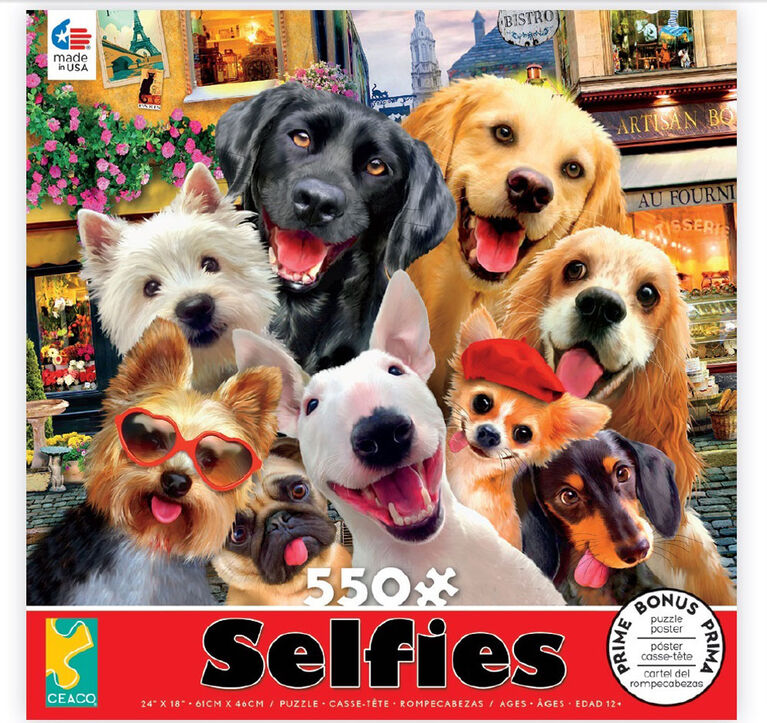 Ceaco Selfies - In Paris Jigsaw Puzzle 550  Piece