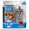 DC Comics, 4-Inch CYBORG Action Figure with 3 Mystery Accessories, Adventure 1