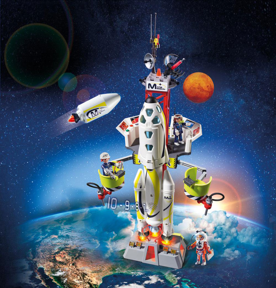 playmobil rocket ship
