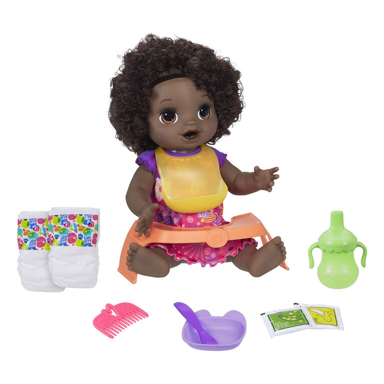 Baby Alive Happy Hungry Baby Black Curly Hair Toys R Us Canada