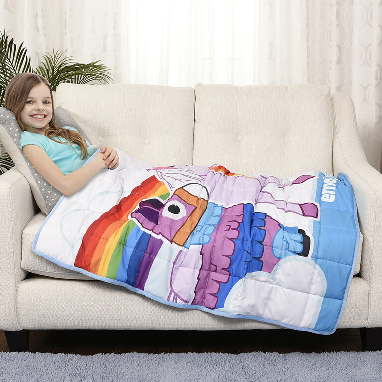 Emoji Unicorn Kids Weighted Blanket (36 x 48 inches), 5lbs