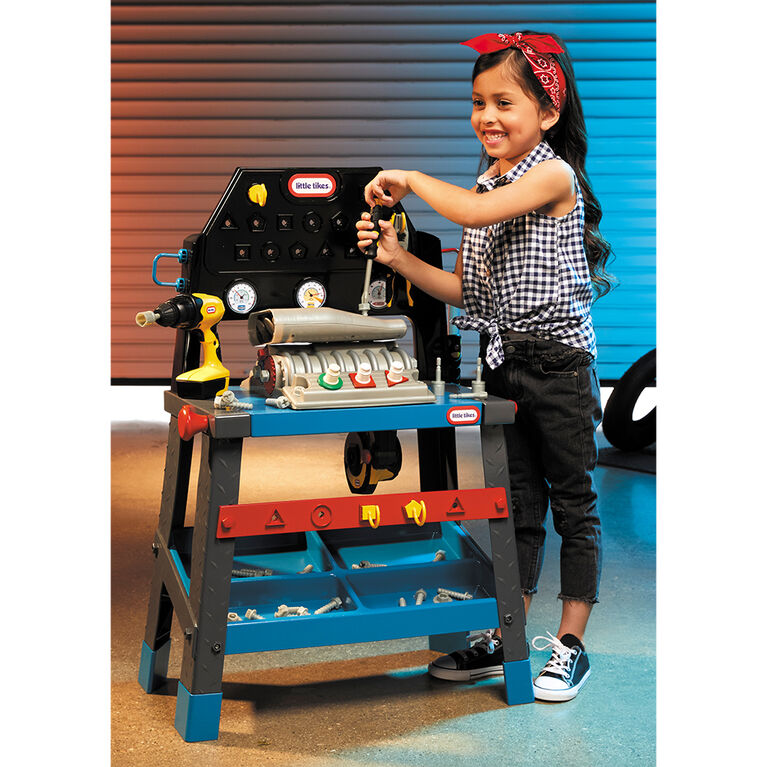 Moteur et atelier de menuiserie 2 en 1 Little Tikes Buildin' to Learn