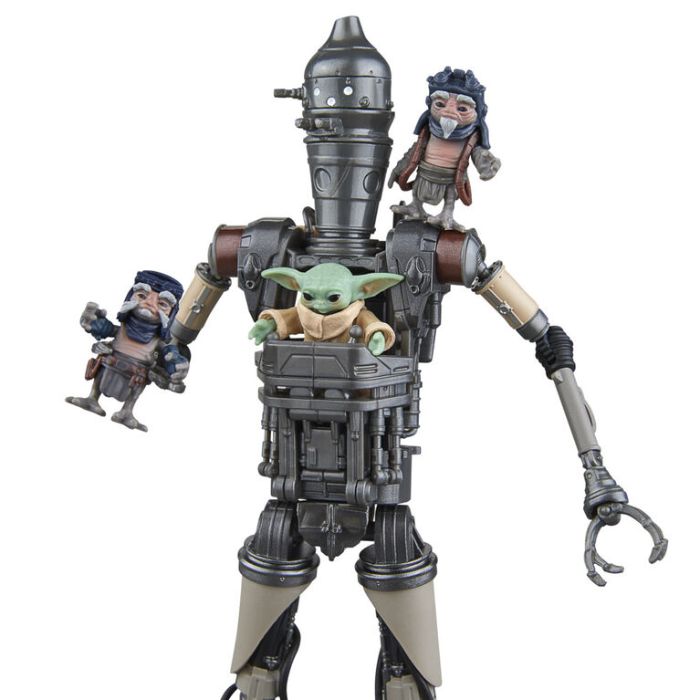Star Wars The Black Series IG-12 & Grogu, Star Wars: The Mandalorian Deluxe Collectible 6 Inch Action Figure 2-Pack