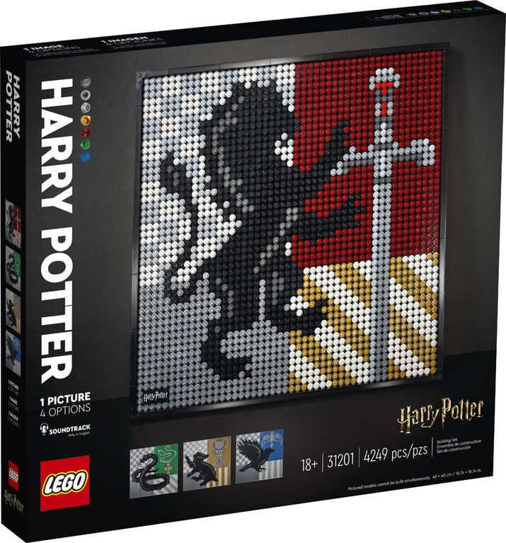 LEGO ART Harry Potter Les blasons de Poudlard 31201 (4249 pièces)