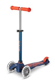 Trottinette Micro Mini Deluxe Led/Bleu Marine - Édition anglaise