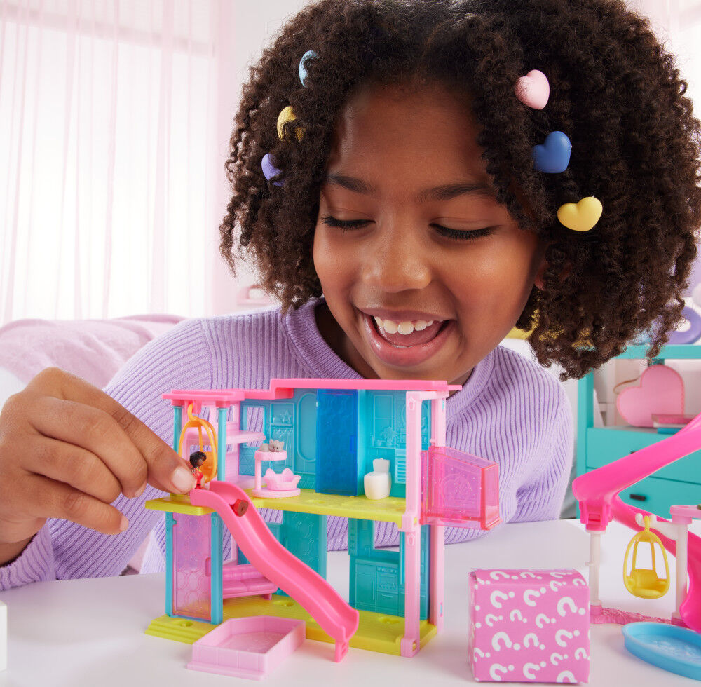 Barbie Mini BarbieLand Doll House Sets Mini Dreamhouse with Surprise 1.5 inch Barbie Doll Furniture Accessories Plus Elevator Pool Toys R Us Canada