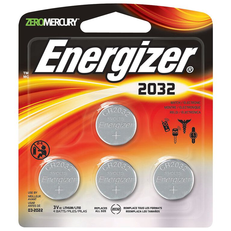 Energizer Max - 032 Coin Cell Battery - 4 pack
