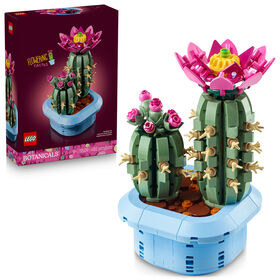 LEGO Botanicals Flowering Cactus Building Toy for Girls & Boys, Ages 9+ Room Decor for Kids - 11509