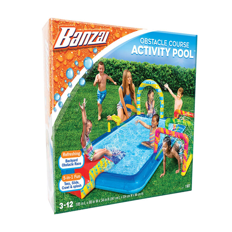 BANZAI Obstacle Course Activity Pool並行輸入 水遊び, 42% OFF