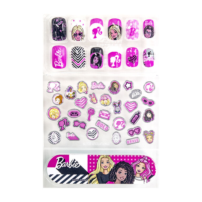 Barbie press on nails