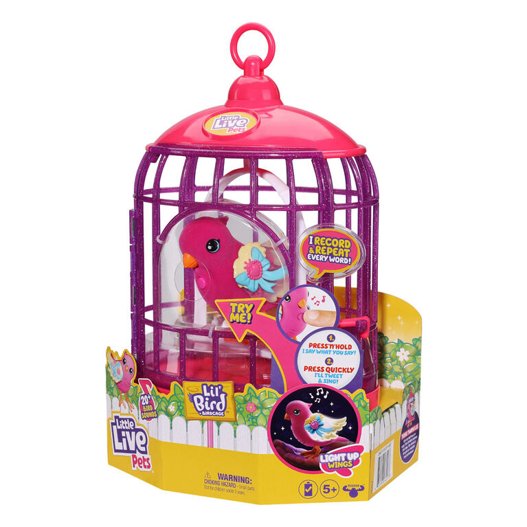 Little Live Pets Lil'Bird Bird & Cage Diadème Scintille