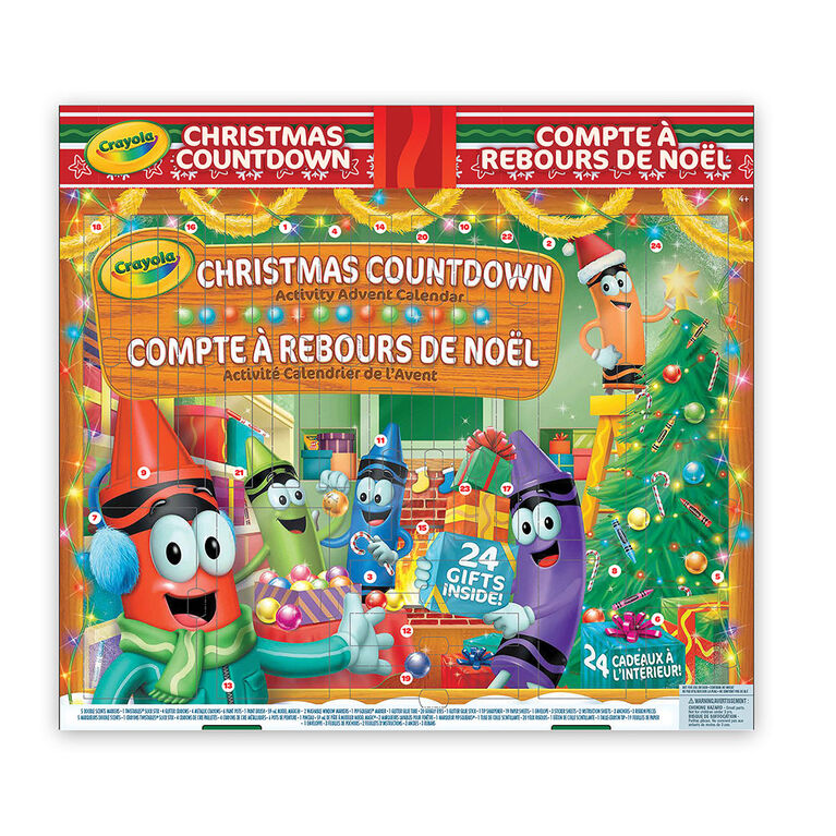 Crayola Christmas Countdown Activity Advent Calendar