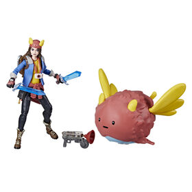 Hasbro Fortnite Victory Royale Series, pack deluxe figurines de collection articul&eacute;e Skye et Ollie avec accessoires, 15&nbsp;cm