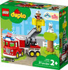 LEGO DUPLO Le camion de pompiers de secours 10969 Jeu de construction (21 pièces)