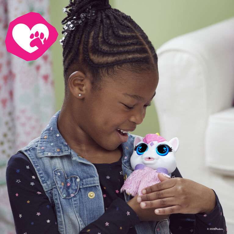 furReal Airina the Unicorn Color-Change Interactive Feeding Toy, Lights and Sounds