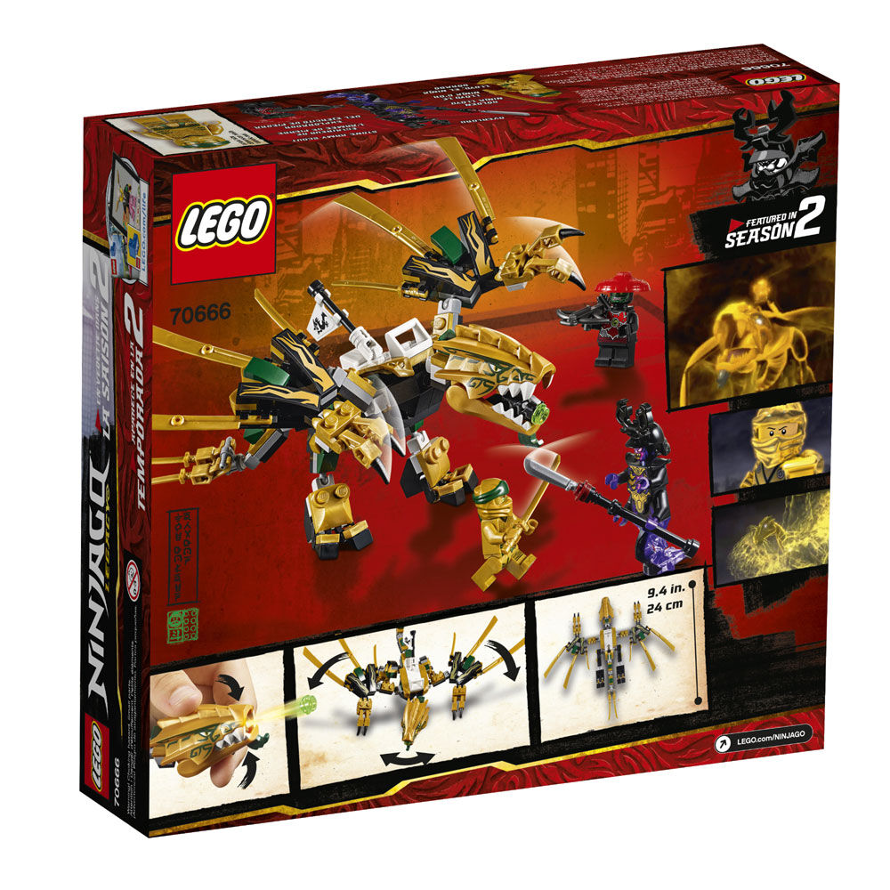 lego ninjago golden ninja costume
