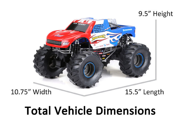 1:10 Remote Control Monster Truck - Assortment May Vary