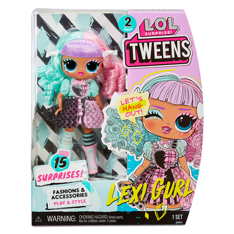 Poupée-mannequin LOL Surprise Tweens de la série 2, Lexi Gurl avec 15 surprises
