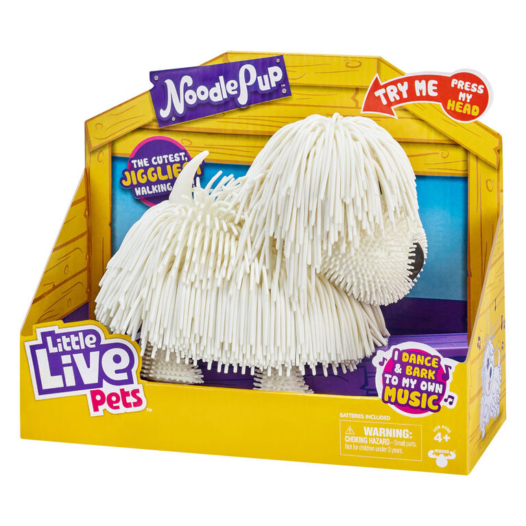 Chien Noodle Pup Little Live Pets - blanc