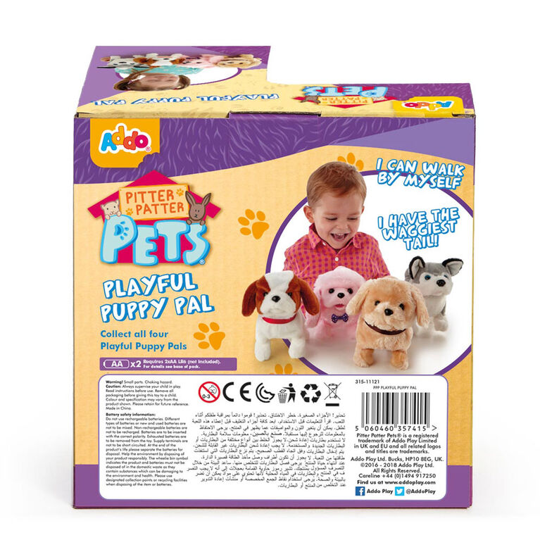 Pitter Patter Pets Playful Puppy Pal White and Brown Beagle Toys R Us