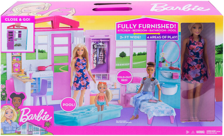 Maisons et meubles de poupées Barbie 1/6ème