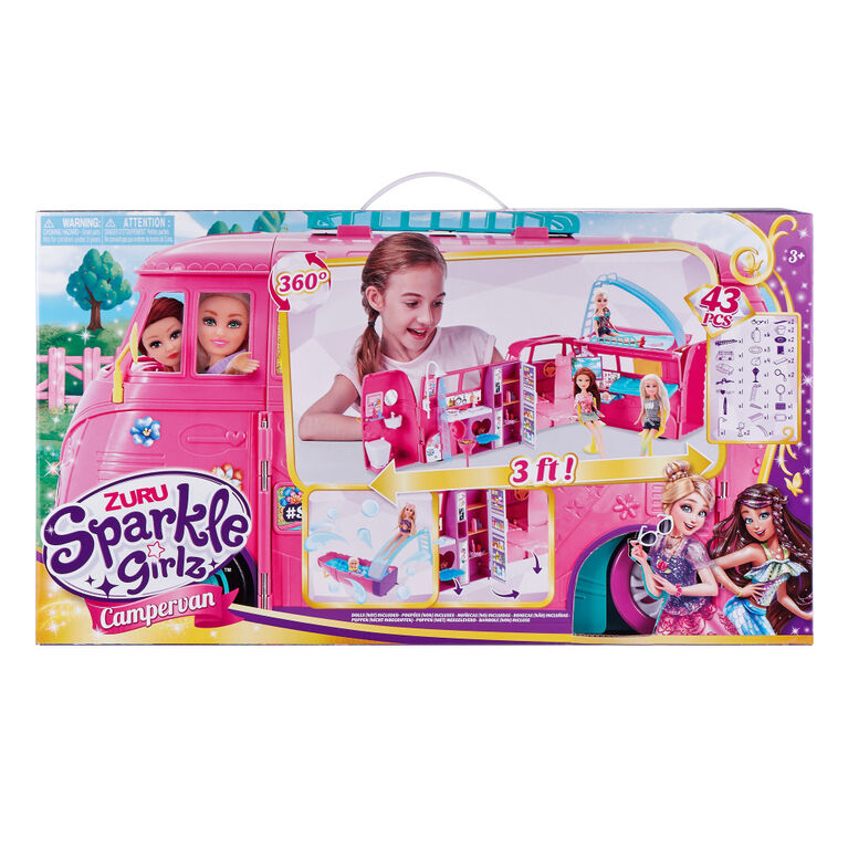 Camping-car rétro Sparkle Girlz