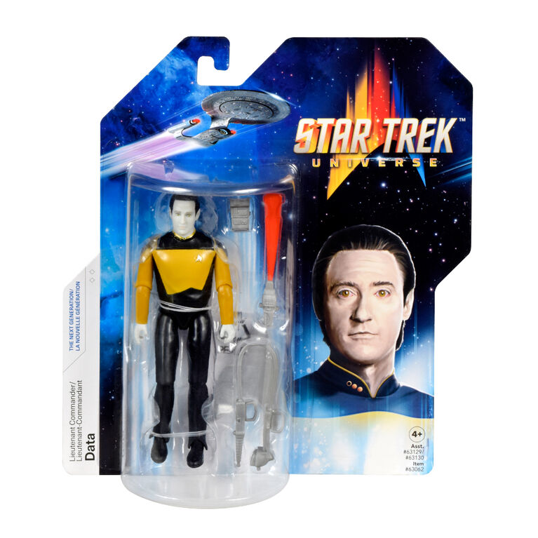 Star Trek 5" Univers Figurine - Lieutenant-Commandant Data (Lng)