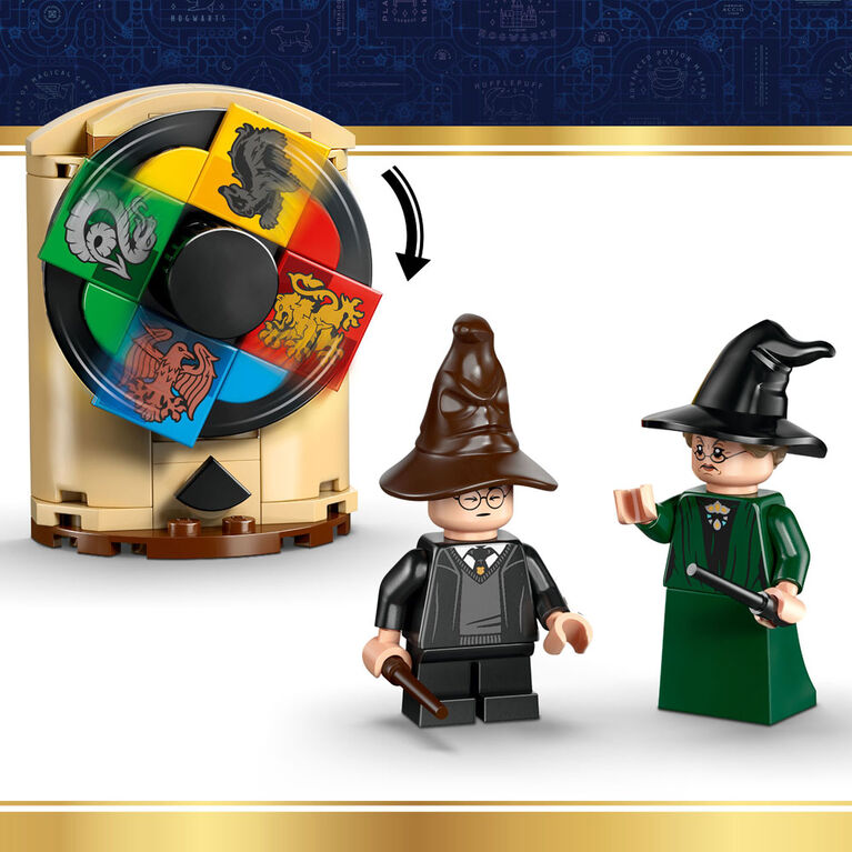 LEGO Harry Potter Hogwarts Castle: Sorting Hat Ceremony Building Toy for Boys, Girls, & Kids - 76460