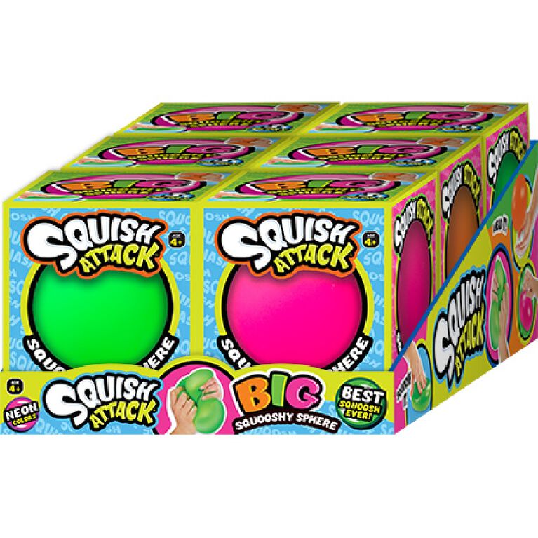 Squish Attach Big Squooshy Sphere - English Edition - Assortment May Vary