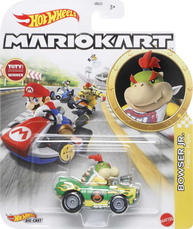 Hot Wheels Mario Kart Bowser Jr. Vehicle