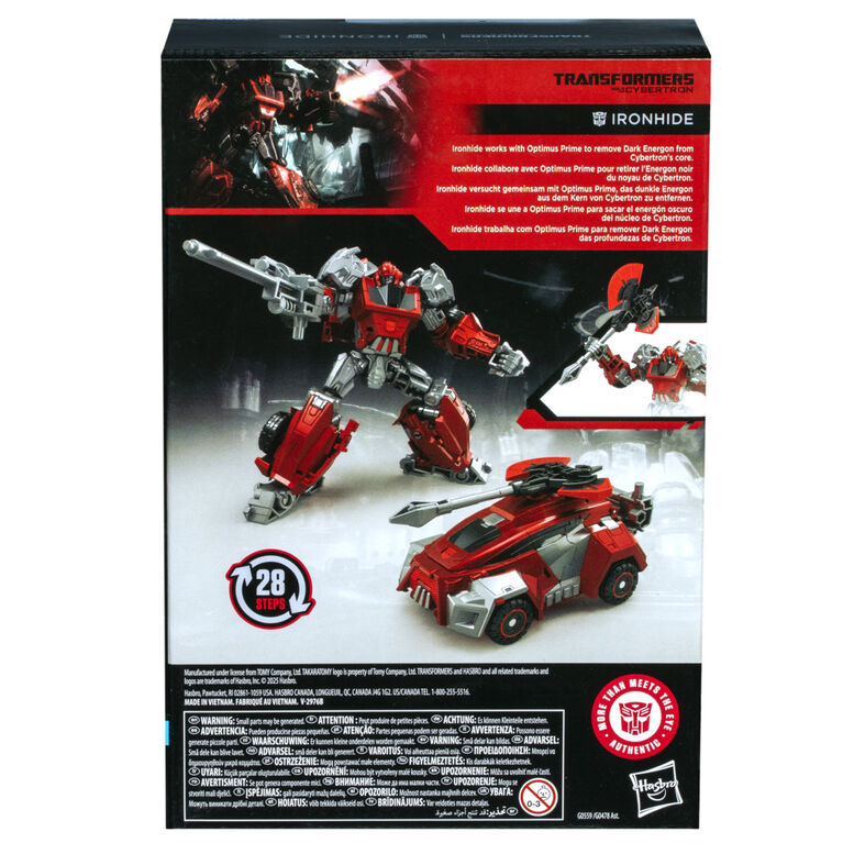 Transformers Studio Series Voyager Class Transformers: War for Cybertron Gamer Edition Ironhide Action Figure