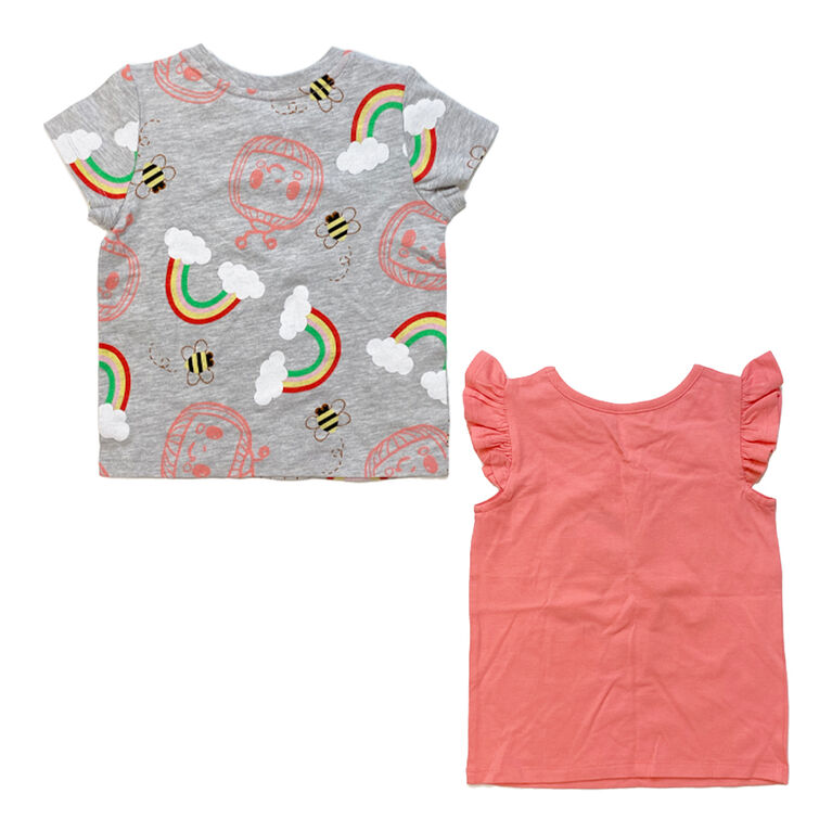 CoComelon - 2 Pack Fashion Tees - Pink - Size 5T -  Toys R Us  Exclusive