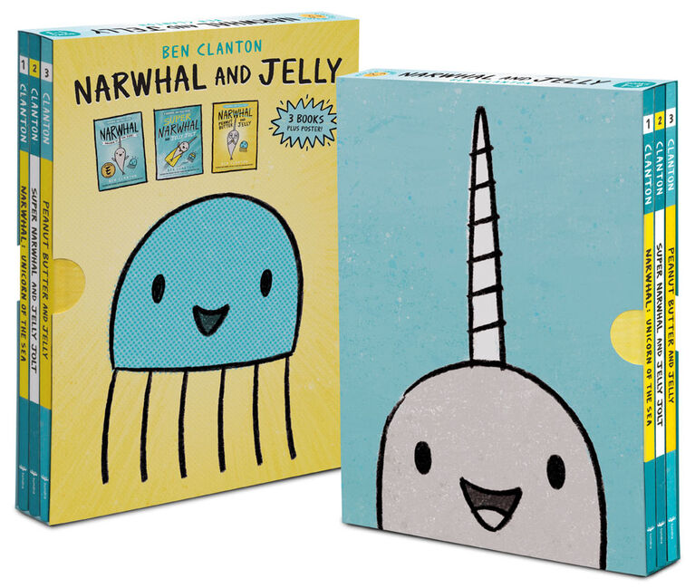 Narwhal and Jelly Box Set (Books 1, 2, 3, AND Poster) - English Edition