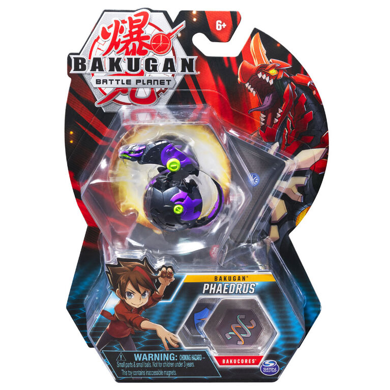 Bakugan, Phaedrus, Créature transformable à collectionner de 5 cm