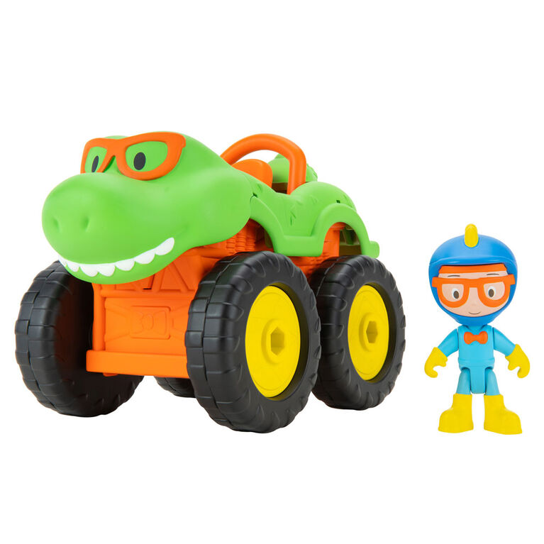 Blippi, véhicule vedette de 15,2 cm - Camion monstre à construire