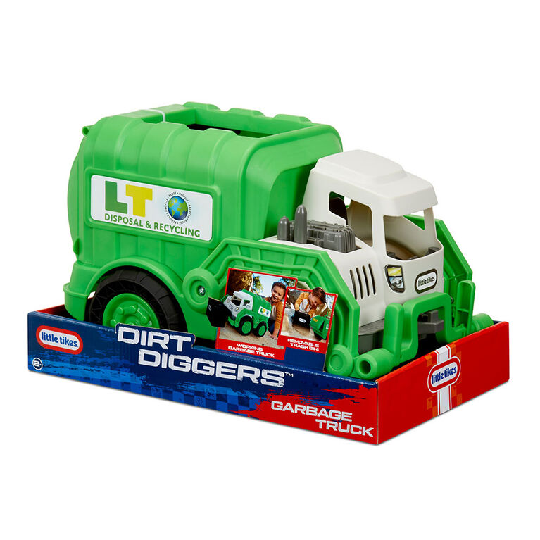 Little Tikes Garbage Truck Toy Truck by Little Tikes Dirt Diggers | Play Indoors or Outdoors in the Sand or Dirt