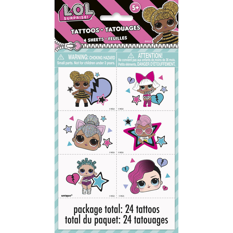 LOL Feuilles de tatouage, 4un