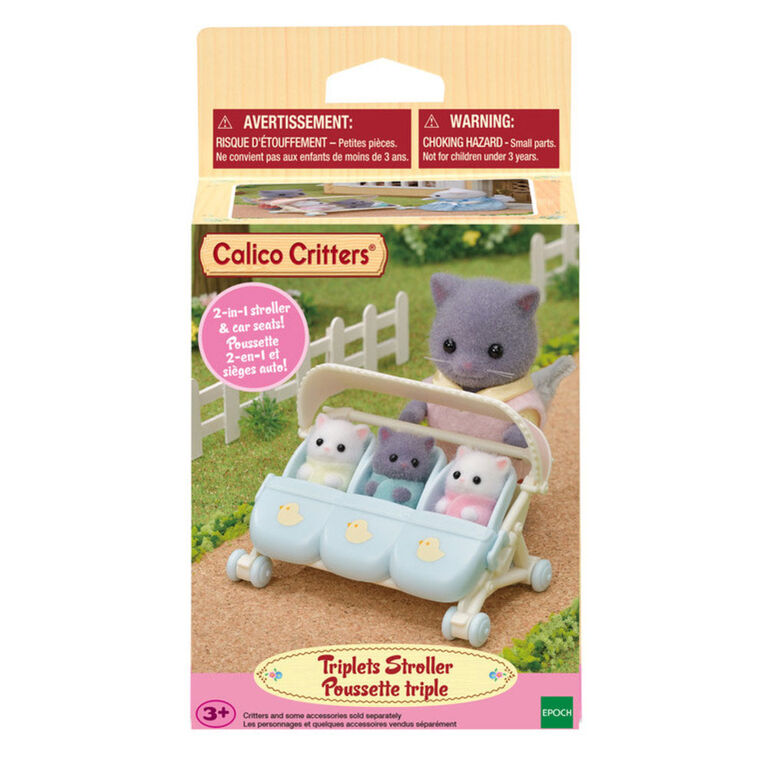 Calico Critters Triplet Stroller