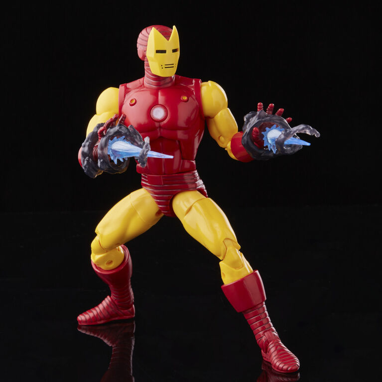 Marvel Legends, 20e anniversaire, Série 1, Iron Man, figurine de collection de 15 cm