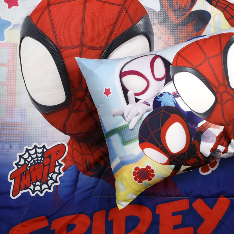 Marvel Spidey and Friends 2-Piece Toddler Bedding Set
