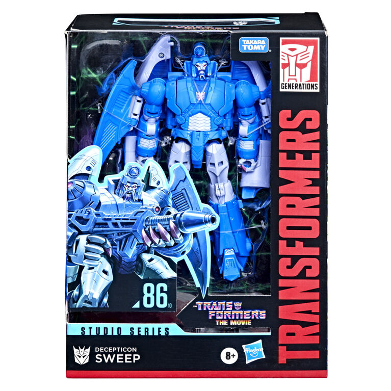 Transformers Studio Series 86-10 Voyager The Transformers: The Movie Decepticon Sweep Figure, 6.5-inch