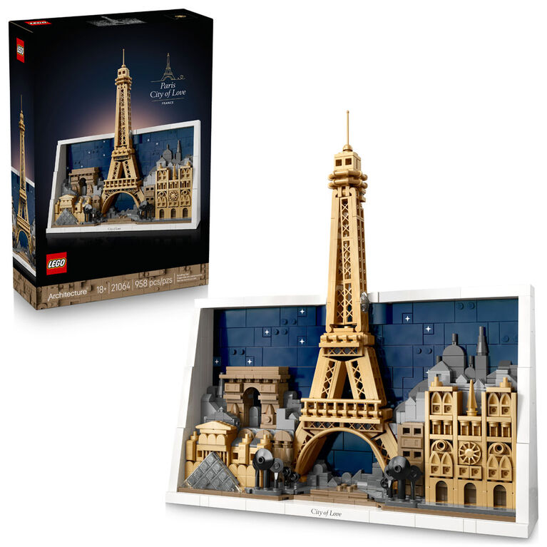 LEGO Architecture Paris - City of Love Building Set for Adults, Ages 18+ - 21064